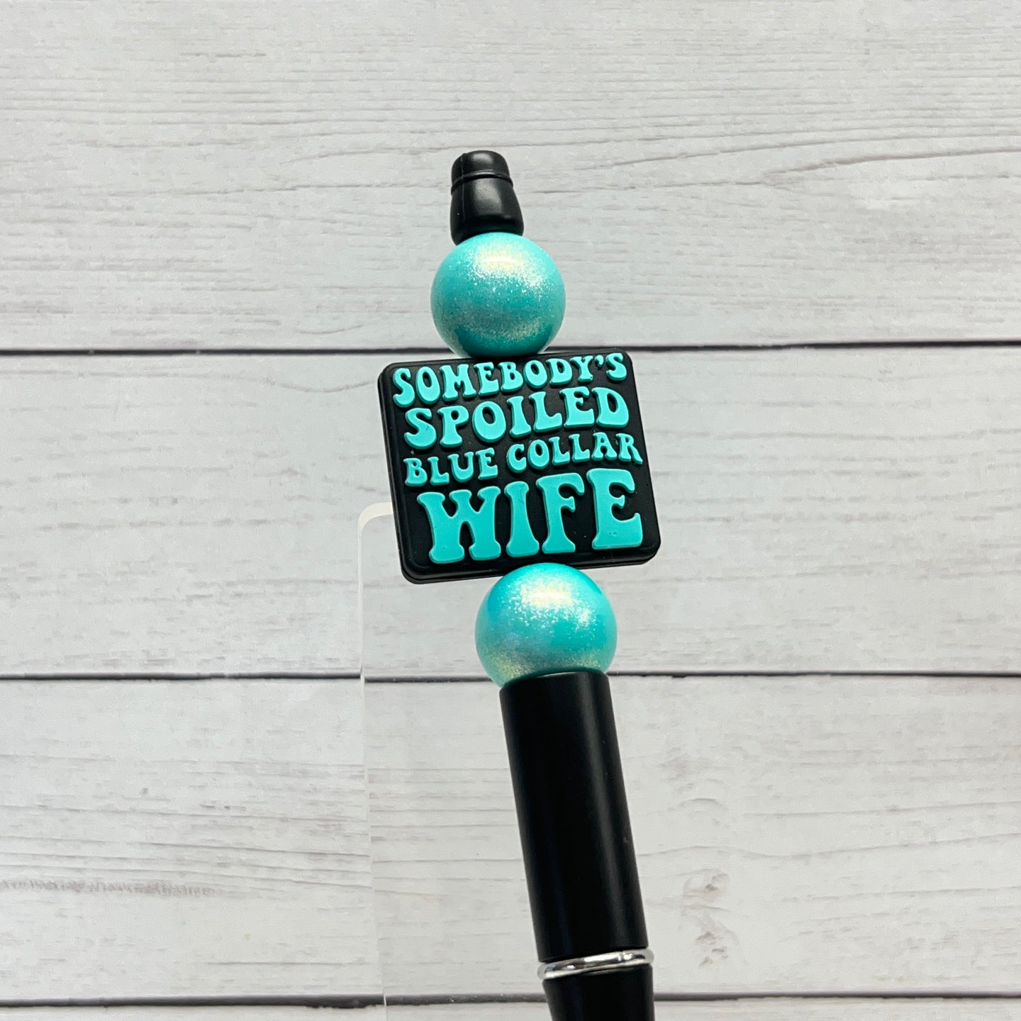 Spoiled Blue Collar Wife Plastic Pen